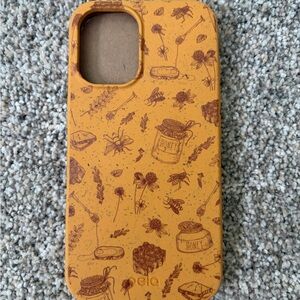 Honey Patterned Orange Phone Case